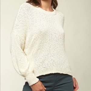 White O’Neill oversized sweater